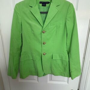 Lauren Ralph Lauren Lime Green Women’s Corduroy Jacket
